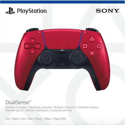 Zdjęcie produktu dla Sony Interactive Entertainment DualSense – Deep Earth Collection - Volcanic Red, Gamepad, PlayStation 5, D-pad, Przycisk Home, Przycisk opcji, Przycisk udostępniania, Cyfrowy, Bezprzewodowy, Bluetooth