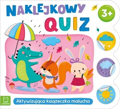 Obrázok produktu pre AKSJOMAT Aufkleber Quiz 3+. Aktivierung der Broschüre des Kleinkindes