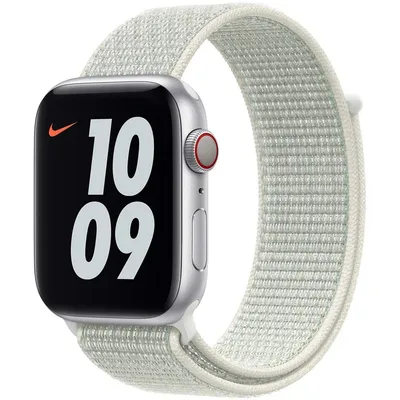 Produktbild von Apple MGQJ3ZM/A Intelligentes tragbares Accessoire Band Grau, Weiß Nylon
