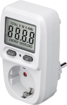 Zdjęcie produktu dla Podstawowy cyfrowy licznik kosztów energii do pomiaru zużycia energii i kosztów energii elektrycznej przez elektryczne urządzenia gospodarstwa domowego