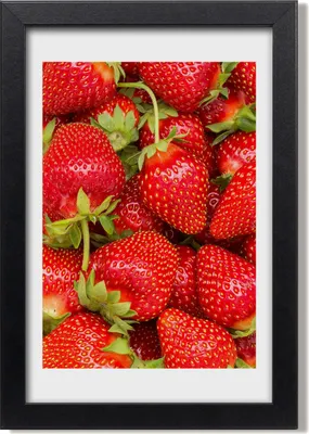 Produktbild von Bild 20x30 MDF-Rahmen, Wandkunst Erdbeeren