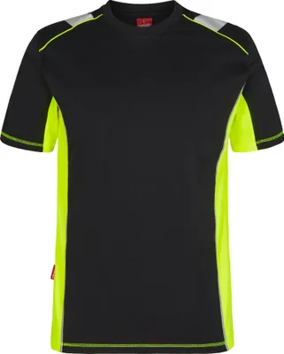 Produktbild von F. Engel Cargo T-Shirt, Schwarz/Gelb, Gr. 5XL