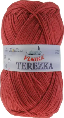 Produktbild von 50g Strickgarn Häkelgarn Terezka 100% Baumwolle Baumwollgarn Baumwollstrickgarn