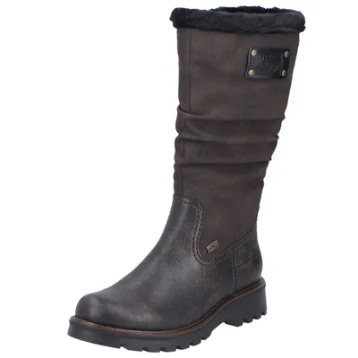 Produktbild von Rieker Damen Halblange Stiefel 73291-25 grün Gr. 41