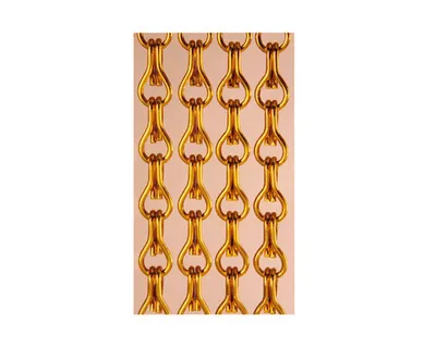 Produktbild von Türvorhang Alu gold 90x210 cm