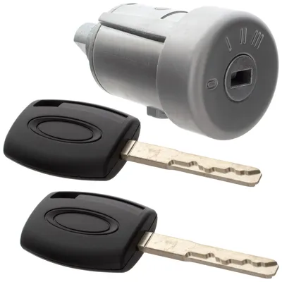 Image de Insert de serrure de contact pour Ford Transit Custom (années de construction 2012-2019) + 2 clés