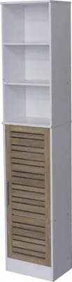 Produktbild von Hochschrank Klara für Badezimmer im Landhaus-Stil, 36x173x26 cm (BxHxT)