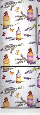 Produktbild von Magnetfolie Magnete Küche Kühlschrank Dekoration 60x190 cm - Öllavendel