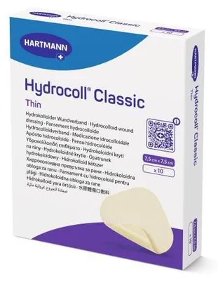 Immagine prodotto di Hydrocoll Classic Medicazione sottile per ferite 7,5x7,5 cm 10 pz