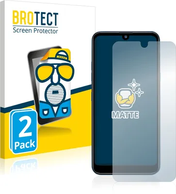 Produktbild von 2x BROTECT Schutzfolie für LG Q60 Displayschutz Displayschutzfolie Folie Matt Entspiegelungsfolie