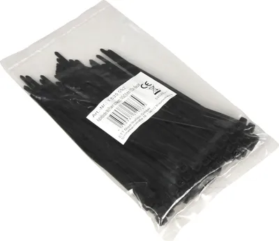 Produktbild von Kabelbinder McPower, schwarz, 140x3,6 mm, 100er-Beutel