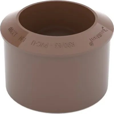 Produktbild von Kunststoff-Fallrohrreduzierung Ø 90/63 mm, Braun RAL 8017