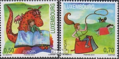 Produktbild von Briefmarken Luxemburg 2010 Mi 1867-1868 (kompl.Ausg.) postfrisch Kinderbücher