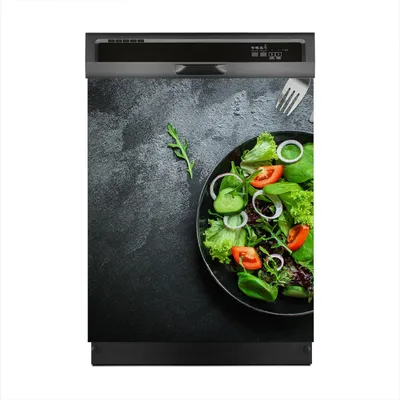 Produktbild von Aufkleber sticker 60x70 cm Dekorative folie Spülmaschine - Salat Tomate Gurke