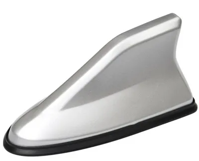 Produktbild von Neu Universal Auto Antenne Dachantenne Haifischflosse Hochglanz Silber