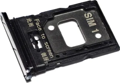 Produktbild von Simkartenhalter passend für Xiaomi 11 Lite 5G NE + micro-SD Kartenfach, Originalersatz, Weiß