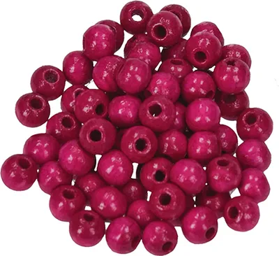 Produktbild von Efco 1400435, Holz, Pink, Runde Perle, 110 Stück(e)