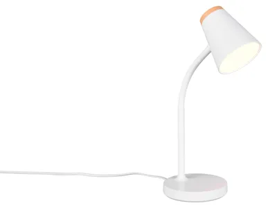 Immagine prodotto di Lampada da tavolo a LED, bianca, braccio flessibile, H 36 cm