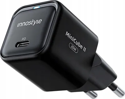 Zdjęcie produktu dla Innostyle Szybka Ładowarka Kostka Usb-C 20W Usb Typ C Gan Ii Do Iphone Led