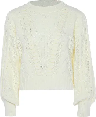Produktbild von SAPORTA damen pullover - wollweiss, M/L