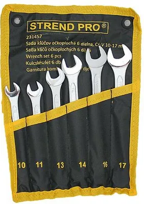 Obrázek produktu pro Sada klíčů Strend Pro HR31581, 6 kusů, Cr-V, 10-17 mm