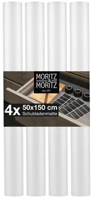 Image de Moritz & Moritz 4x Tapis de tiroir Transparent 50x150cm