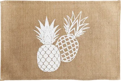 Image de Set de table en jute Ananas