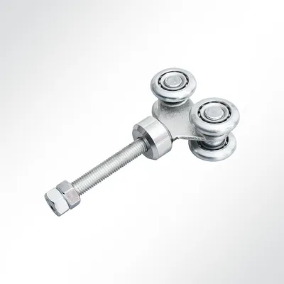 Produktbild von Lysel® Laufrolle Vorhangrolle Führungsrolle verzinkt drehbar 360° für Laufschiene 42x54 mm (1 Stück)