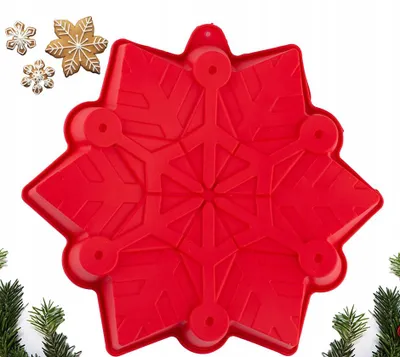 Produktbild von Altom Design Schneeflocke Silikon Backform Kuchen 28 cm