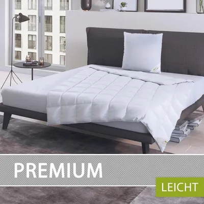Produktbild von Bettwaren-Shop Daunen Sommerdecke Premium leicht, Füllung: 90% Daunen, 10% Federn 240x220 cm