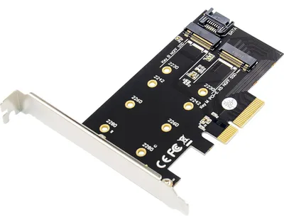Produktbild von DIGITUS PCI Expr Card 3.0 - M.2 NGFF/NVMe SSD (x4)