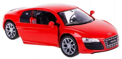 Image de Welly Modèle Réduit AUDI R8 V10 Rouge Métal 1:32
