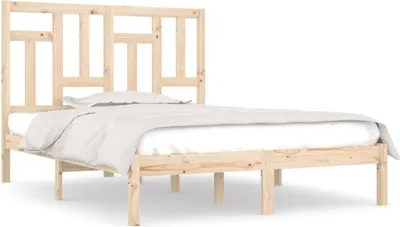 Image de vidaXL Lit en bois massif sans matelas 160x200 cm pin