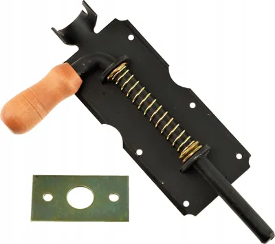 Produktbild von Türschloss 220 Mm FEINZ Feder Robuste Sicherheit Einfache Montage Schwarz