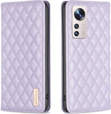 Obrázek produktu pro Xiaomi 12 Lite Pouzdro, Elegantní Flip Kožené Pouzdro s Kapsami na Karty a Stojánkem pro Xiaomi 12 Lite Fialová