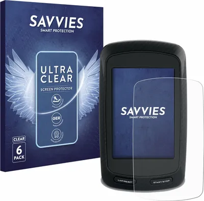 Produktbild von 6x Für Garmin Edge 800 Schutzfolie Savvies Displayschutz Display Schutz Folie Klar Transparent