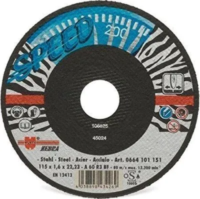 Produktbild von 25 x Würth 0664101250  ZEBRA Trennscheibe Speed für Stahl 125 x 1,0 x 22,23 [Misc.]