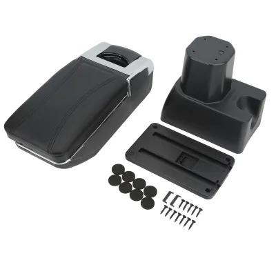 Imagen del producto de Caja para reposabrazos, caja de almacenamiento para reposabrazos, caja de almacenamiento para consola central, caja de almacenamiento central, caja interior para reposabrazos, organizador de almacenamiento interior