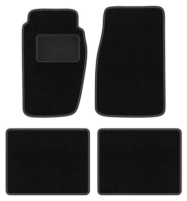 Immagine prodotto di Tappetini in moquette per Jeep Grand Cherokee XJ 1992-1998 (fuoristrada) – set 4 pezzi, neri, su misura – Wielganizator LUX