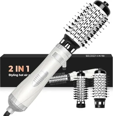 Produktbild von 2-in-1-Heißluft-Styler rotierender Faartrockner, 360 ° Multitudet-Trockner