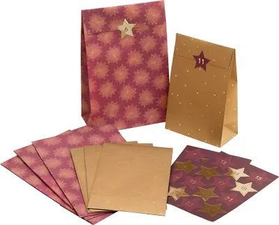 Obrázok produktu pre Adventný kalendár vínový - kreatívna sada