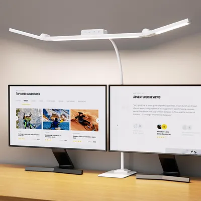 Obrázok produktu pre LED stolná lampa so štandardným stojanom, 24 W, flexibilná "labuť" hlava, 4 teploty farieb