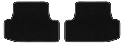 Immagine prodotto di Tappetini posteriori in moquette per Audi Q2 2016- (crossover) – 2 pezzi, neri, su misura – Wielganizator LUX