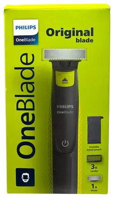 Produktbild von Philips Norelco OneBlade OneBlade QP2724/14 Face, Folienschaber, Anthrazit, Limette, Contour-following technology, Dual protection system, Original Blade, Replace every 4 months*; QP210, QP220, QP230; QP610, QP620, QP410, QP420, 0,33 Jahr(e), Batterie