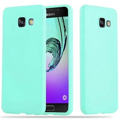 Zdjęcie produktu dla Etui Cadorabo do Samsung Galaxy A3 2016 w kolorze niebieskim, silikonowe etui TPU na telefon komórkowy