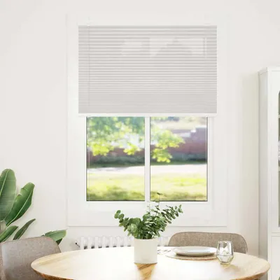 Obrázek produktu pro vidaXL Plisovaná roleta světle šedá 95x100 cm šířka látky 94,4 cm polyester