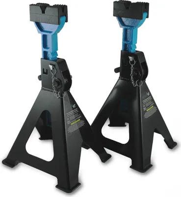 Produktbild von Bituxx 2x Unterstellbock Pro Line 6000 kg mit Schutzkappe & Sicherheitspin Abstellbock Stützbock Ständer Heber MS-18746