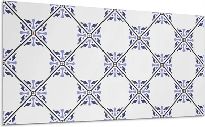 Produktbild von Muster Mit Blumenmotiv – Selbstklebende Fliesen – Wandverkleidung – Wandpaneel – PVC Fliesen – Vinylflisen – PCV Flisen – Selbstklebend – Wanddeko – 10 Stück 100 x 50 cm