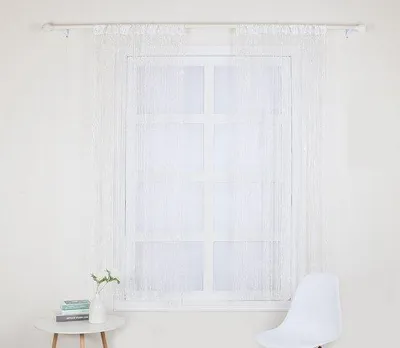 Immagine prodotto di Set semplice per guardaroba, 2 m x 1 m, tenda a porta singola, bianco
