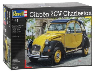 Produktbild von Revell Citroen 2CV CHARLESTON, Stadtautomodell, Montagesatz, 1:24, Citroen 2CV Charleston, Kunststoff, Zwischen